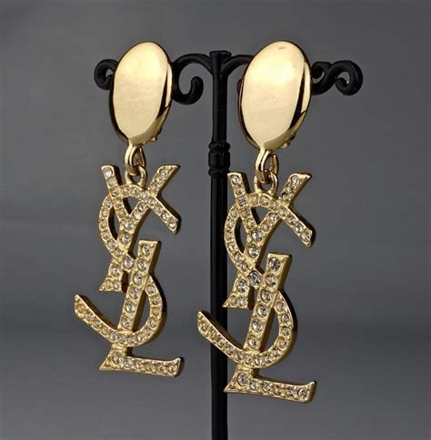 ysl earrings ebay